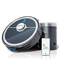 Vacmaster V10i 3-in-1 Robot Vacuum and Mop Combo with Self-Empty Station for 45 Days, LiDAR Navigation,3000Pa Strong Suction, Multi-Floor Mapping for Homes with Pets, Carpet & Hard Floors