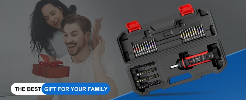 VANPO Torque Screwdriver, 10-90In-lb Torque Screw Driver Wrench Driver Set, 1/4” Drive Inch Pounds Torque Wrench Screwdriver with 60 S2 Bits for Maintenance, Tools, DIY, Bike Repairing and Mounting