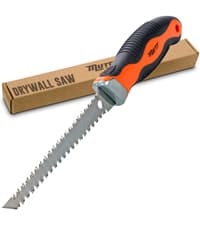 Mutt Tools Mini Hacksaw for Metal with 10-inch Bi-Metal Blade for Precision Cutting - Compatible with 10" and 12" Blades - Small Cutting Saw