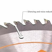 14 Inch Miter/Table Saw Blades 80T with 1 Inch Arbor Circular Saw Blade for Cutting Wood (14")