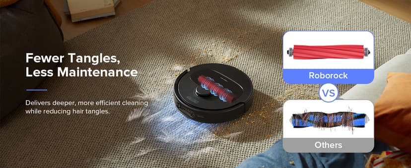 roborock Qrevo Plus Robot Vacuum and Mop with FlexiArm Design Edge Mopping, Self-Emptying, 10 mm Liftable Mops, Auto Mop Washing & Drying, Reactive Tech Obstacle Avoidance, 7,000 Pa Suction, Black