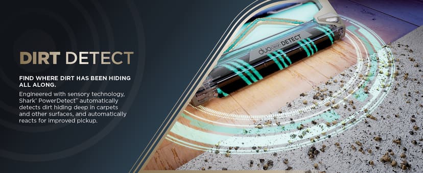 Shark PowerDetect Cordless Stick Vacuum, Powerful Suction, HEPA Filtration, 70-Minute Runtime, Carpet & Hard Floor, Portable, XL Dust Cup, Stick Vacuum for Pet Hair, Dark Gray, IP1251