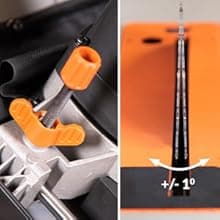 Evolution R10TS 10" Jobsite Table Saw | 15A Powerful Motor | Multi-Material Cutting | 10" TCT Blade | 26” Rip Capacity | 3-3/8” Cut Depth | 0-45º Bevel | Precision Fence | Portable & Heavy-Duty