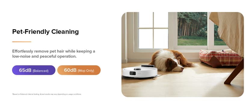 roborock Q10 S5 Robot Vacuum and Mop Cleaner, 10000Pa HyperForce Suction, Dual Anti-Tangle System, Auto-Lifting Mop, ReactiveTech Obstacle Avoidance, App Control, for Pet Hair and Carpet, White