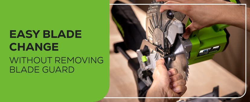 Greenworks 24V Brushless 7-1/4" Sliding Compound Miter Saw Kit, 4800RPM, Single Bevel 0-47°, LED Cut Line, Dust Collection, 4.0Ah Battery & Charger Included