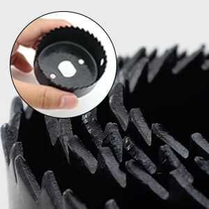Hole Saw Set, 22PCS Hole Saw Kit with 3/4" to 5" (19mm-127mm) 13Pcs Saw Blades, Mandrels, Installation Plate, Drill Bits, Hex Key with Storage Box, Ideal for Soft Wood, Plywood, Drywall, PVC