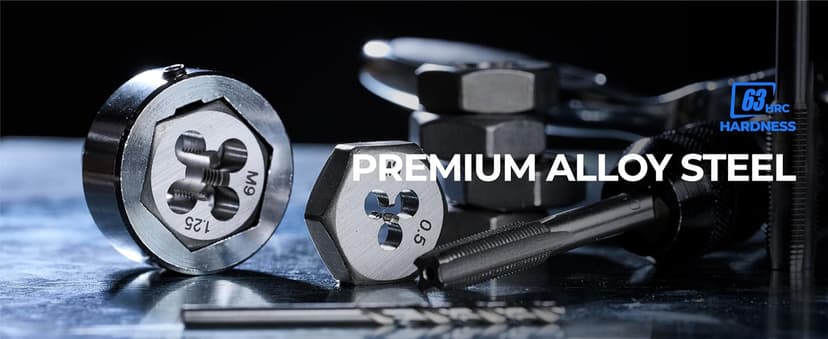 toolant 127pcs SAE/Metric Tap and Die Set, Ratcheting SAE Metric TAP and Die Set Standard with Drill Bit Combo for Threading