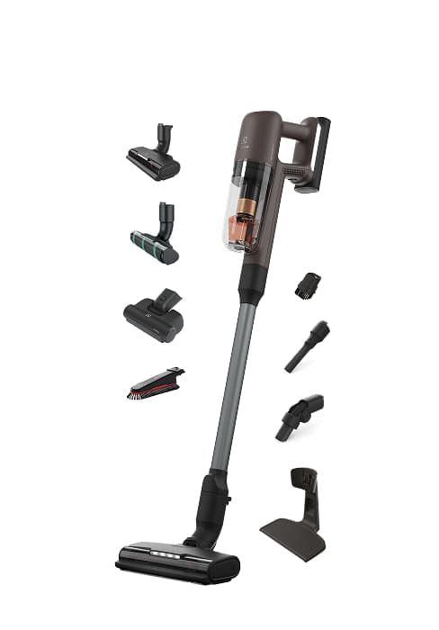 Electrolux Ultimate600 Cordless Stick Vacuum with PowerPro Bristle Nozzle and Larger Dust Bin Capacity, 50-Minute Run Time, 3 Power Modes, Denim Blue