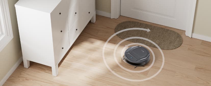 Lefant M210 Pro Robot Vacuum, Slim & Quiet, 3 Adjustable Suction Levels, 120 Min Runtime, Freemove 3.0, WiFi/App/Alexa, 6 Modes for Pet Hair, Hard Floors & Low Carpets, Self-Charging, Gray