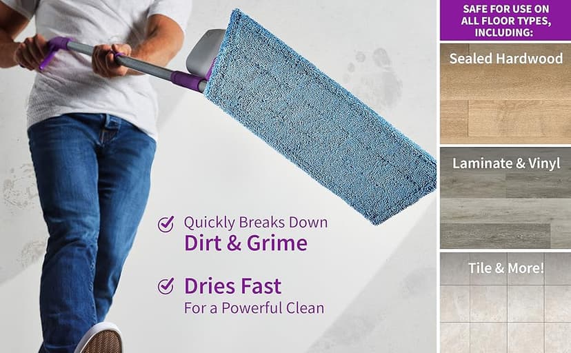 Rejuvenate All Floors Cleaner Refill, 1 Gallon, Breaks Down Dirt and Grime, Cleans and Protects Floors Throughout Your Home, Including Sealed Hardwood, Tile, Vinyl, Laminate and More