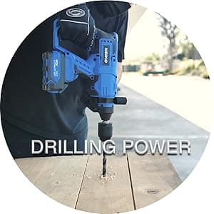 NEIKO 10882A Cordless Rotary Hammer Drill, Includes 20-Volt Li-ion Rechargeable Battery, Fast Charger, SDS Plus Hammer Drill, Heavy Duty Brushless Demolition Hammer, Cordless Hammer Drill, Rotohammer