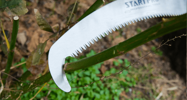 StartPro 18ft Tree Pruning Saw, Telescopic Manual Lightweight Extendable Pole Saw with Sharp Carbon-Enriched Blade for Efficient Tree Maintenance and High-Reach Branch Cutting.