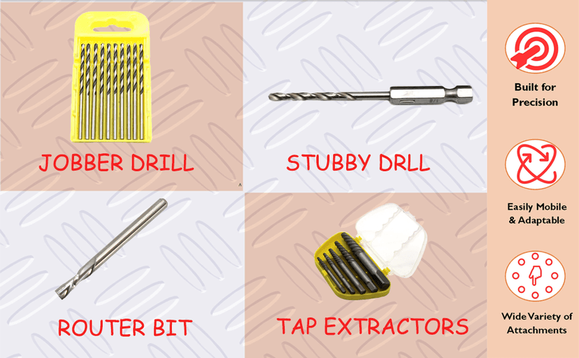 General Tools Precision Drill Guide For 3/8 Inch or 1/2 Inch Power Drills, Portable & Lightweight, Folds Flat for Storage