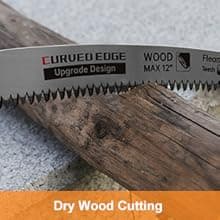 Sawzall Blades for Cutting Trees, 5 Pack 15 Inch 6 Tpi Japanese Teeth Reciprocating Saw Blades, Cr-V Wood Cutting and Tree Trimming Blades with Curved Edge and Fleam-Ground Teeth