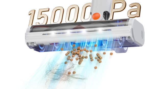 JONR VC08 Pro Cordless Vacuum Cleaner with Auto-Empty Station Powerful Suction, 2.5L Large Dust Bag, 3 in 1 Clean Staion, Rechargeable, Stick Vacuum for Pet Hair, Carpets & Hardfloor