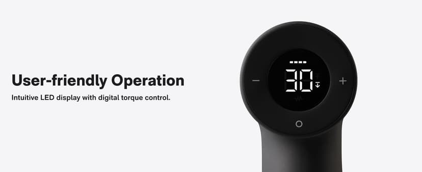 HOTO Cordless Brushless Drill Tool Set, Variable Speed, Hidden Buckle, Unique LED Screen, Intelligent Digital Display, Exquisite & Practical, High-end Drill Kit for Home/Daily Use