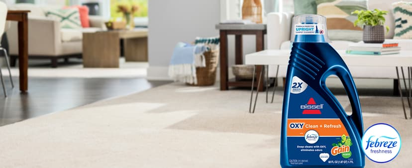 BISSELL TurboClean, Upright Carpet Cleaner, Pro Max Clean & Protect + Oxy Urine Eliminator Formula Included, 3952