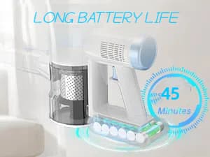 Cordless Vacuum Cleaner, 35Kpa Cordless Vacuums for Home, 500W Stick Vacuum Cleaners with Long Runtime, Lightweight, Powerful, Large Dust Cup Vacuum Cleaner for Pet Hair Hard Floor