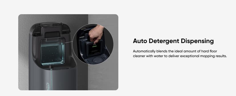 eufy S1 with All-in-One Station, HydroJet Robot Vacuum and Mop Combo, 8,000 Pa Suction, Smart Obstacle Avoidance, Multi-Level Mapping, Mop Auto-Retraction, Perfect for Pet Hair