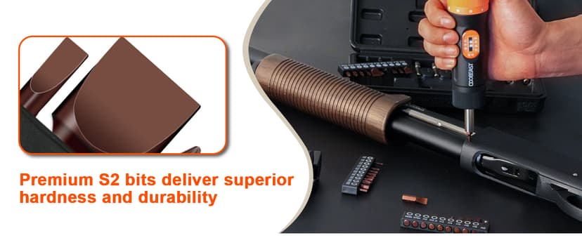 Torque Screwdriver 38Pcs, Gifts for Men Torque Wrench with Inch/Pounds Torque Range 10-70 In-lb, S2 Bits, Sockets and Storage Case for Maintenance, Tools, Bike Repairing and Mounting