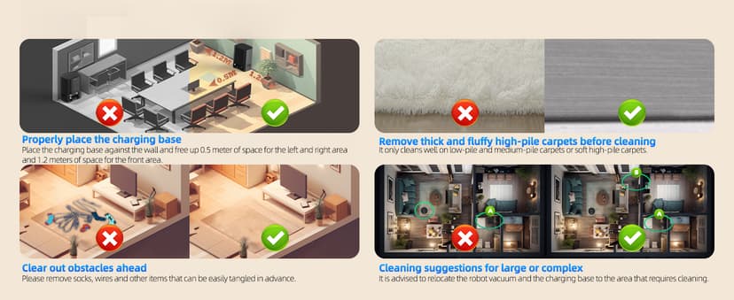 3-in-1 Robot Vacuum and Mop Combo, Self Emptying Station for 60 Days, Robotic Vacuum Cleaner with LiDAR Navigation & Max Strong 5000Pa Suction, 2.4G WiFi/Alexa/App Control, Self-Charging Base