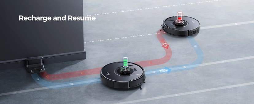 Robot Vacuum and Mop Combo, 5000Pa Robot Vacuum Cleaner with LIDAR Navigation, 3 in 1 Robot Vacuum Mop with Auto Carpet Boost, Self Charging, App/Voice Control, Ideal for Pet Hair,5 Maps