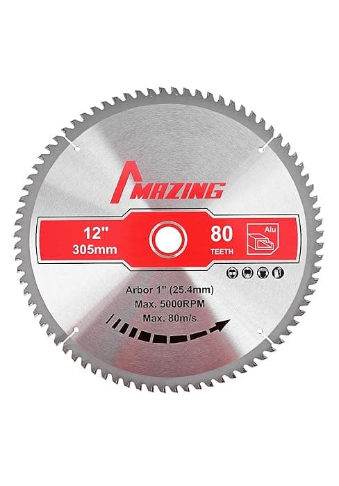 MAZING 3-Piece 7-1/4 Inch 24T&40T&60T Circular Saw Blades, 7.25 Inch TCT Compact Saws Blades with 5/8" Arbor, ATB Design for Precision Woodworking, Fit for Plywood, Soft & Hardwood, Wood with Nails