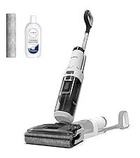 Tineco Floor ONE Stretch S6 Cordless Wet Dry Vacuum Cleaner, 180°Lay-Flat Smart Vacuum Mop, 40 Minutes Long Runtime 158℉ Flashdry Self-Cleaning, Dual-Sided Edge Cleaning Lightweight Floor Cleaner