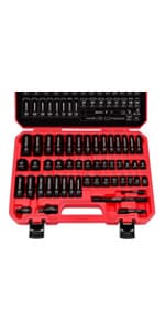 12-Piece Magnetic Nut Driver Set - Premium Impact Power Hex Nut Driver Drill Bit Master Kit, SAE & Metric, 1/4-Inch Quick-Change