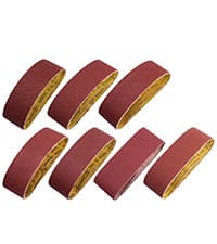 S SATC 3x18 Sanding Belts 20PCS Belt Sander Paper Aluminum Oxide (3 Each of 60/80/120/150/240/400 Grits & 2 of 40 Grits) Ideal for Wood Metal Paint Sanding