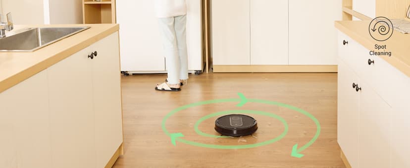 Robot Vacuum,2 in 1 Mopping and Vacuuming, App/Voice/Remote Control,Self-Charging Robotic Vacuum Cleaner,Good for Hard Floor, Low-Pile Carpet, Pet Hair (Small)