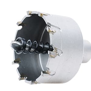 AUTOTOOLHOME 2 inch (50mm) Metal Steel Hole Saw Tooth Carbide Tip TCT Drill Bits Kit for Thick Metal Wood