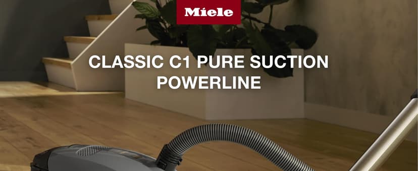 Miele Classic C1 Pure Suction Bagged Canister Vacuum, Graphite Grey - Portable, Household