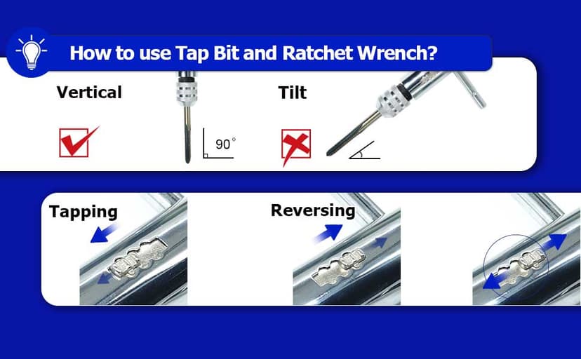 JEFEHEX 18pcs Drill and Tap Set with 1 Piece T-Handle Ratchet Tap Wrench, Tap Range 6-32NC—1/2"-13NC, Black and Gold Premium HSS Jobber Length Drill Bits and Hand Plug Taps with Metal Indexed Box