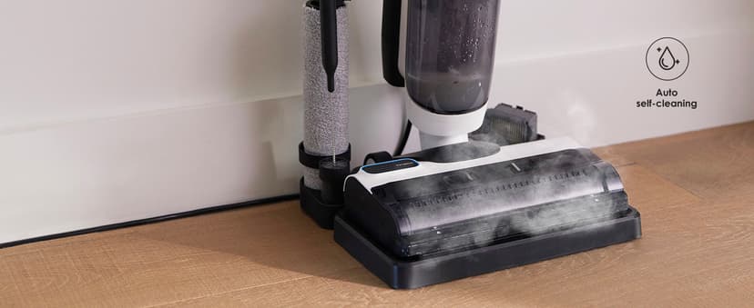 Tineco Floor ONE S5 Steam Corded Wet Dry Vacuum All-in-one, Hardwood Floor Cleaner Great for Sticky Messes, Smart Steam Mop for Hard Floors with Digital Display and Long Run Time