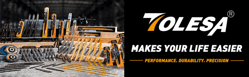 TOLESA Heavy Metal Cutting Reciprocating Saw Blades 6 Inch 14TPI for Pipe, Rebar, Bi-Metal Sabre Saw Blades 5 Pack