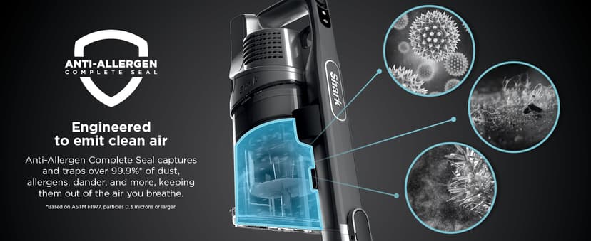 Shark IZ163H Pet Plus Cordless Stick Vacuum with Self-Cleaning Brushroll and HEPA Filter, Lightweight Deep Cleaning Vacuum for Carpet and Hard Floors, Folds for Easy Storage, 40-min Runtime, Raspberry