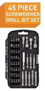 Jackson Palmer 236 Piece Ultimate Screwdriver Bit Set, High Grade Carbon Steel, Includes Hard-to-Find Security Bits & Micro Bits