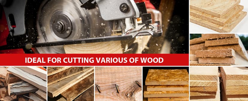 MAZING 3-Piece 7-1/4 Inch 24T&40T&60T Circular Saw Blades, 7.25 Inch TCT Compact Saws Blades with 5/8" Arbor, ATB Design for Precision Woodworking, Fit for Plywood, Soft & Hardwood, Wood with Nails