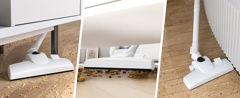 600W Corded Upright Vacuum Cleaner,22KPA Super Strong Suction,400W Motor,Lightweight Handheld Design,One-Click Easy Disassembly,Dual-Layer Cyclone Dust Cup–Ideal for Pet Hair & Hardwood Floors