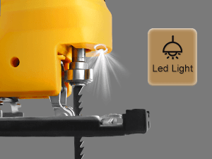 Cordless Jig Saw for DeWalt 20V Battery, Brushless Jigsaw Tool, 0°-45° Bevel Cuts, 3-Position Orbital for Wood/Metal/PVC Cutting (NO Battery)