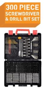 Jackson Palmer 236 Piece Ultimate Screwdriver Bit Set, High Grade Carbon Steel, Includes Hard-to-Find Security Bits & Micro Bits