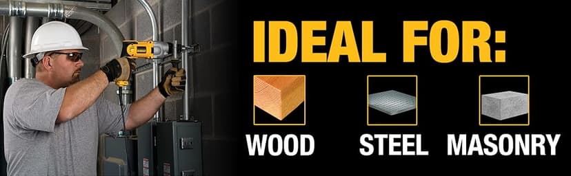 DEWALT Hammer Drill Kit, 1/2-Inch, 10-Amp, Pistol Grip (DWD520K )