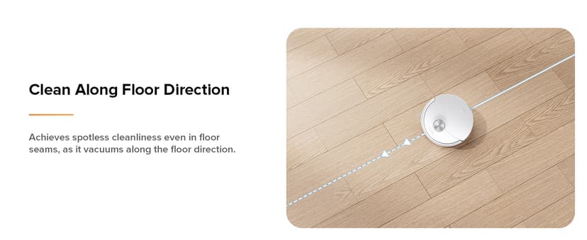 roborock Q10 S5 Robot Vacuum and Mop Cleaner, 10000Pa HyperForce Suction, Dual Anti-Tangle System, Auto-Lifting Mop, ReactiveTech Obstacle Avoidance, App Control, for Pet Hair and Carpet, White