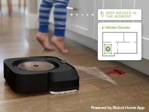 iRobot Braava Jet m6 (6012) Ultimate Robot Mop- Wi-Fi Connected, Precision Jet Spray, Smart Mapping, Works with Alexa, Ideal for Multiple Rooms, Recharges and Resumes, Black