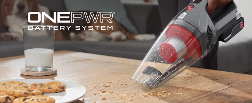 Hoover ONEPWR Cordless Handheld Vacuum Cleaner, Powerful Suction, Lightweight and Compact, Perfect for Quick Pick-Ups, Includes On-Board Crevice Tool, Portable Vacuum Cleaner