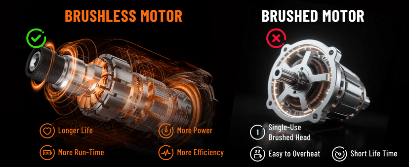 TITANCE X7 20V Cordless Impact Driver, 1/4'' Hex Compact Brushless Driver Kit with 1,770 In-lbs Torque, Battery & Charger Included – Lightweight Electric Screwdriver for Wood, Metal & Auto Repair