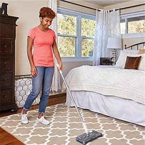 BLACK+DECKER 50 Minute Lithium Floor Sweeper, Multi-Surface Use, Charger Included (HFS115J10)