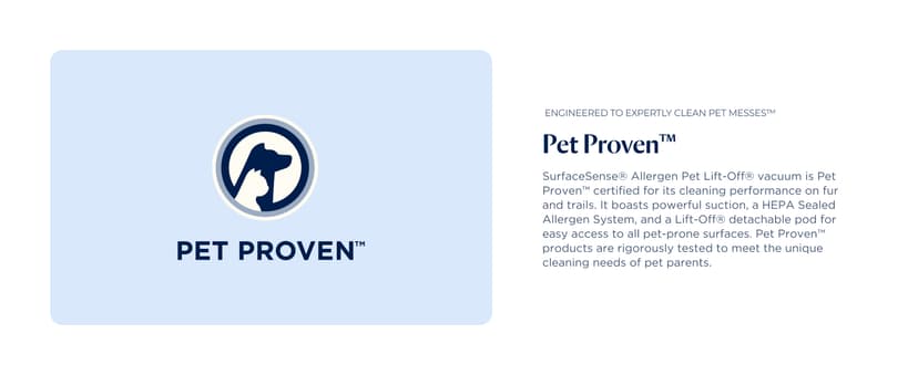 Bissell SurfaceSense Allergen Lift-Off Pet Upright Vacuum, with Tangle-Free Multi-Surface Brush Roll, LED Headlights, & Lift-Off Technology