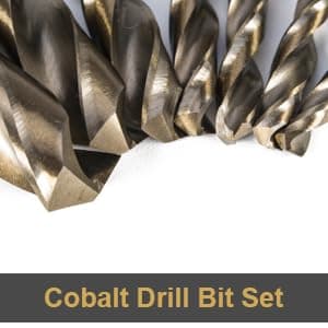 115PCS Cobalt Drill Bit Set M35 HSS for Hardened Steel Fractional 1/16"-1/2", Letter A - Z, Wire #1 - #60 with Indexed Metal Case